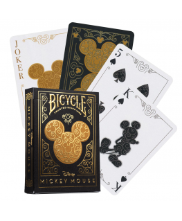 Bicycle Disney Mickey Mouse Cards (Black And Gold)