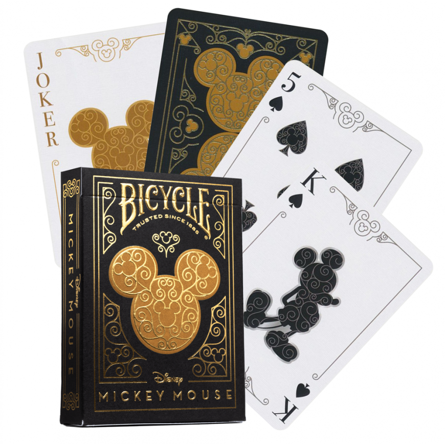 Bicycle Disney Mickey Mouse Cards (Black