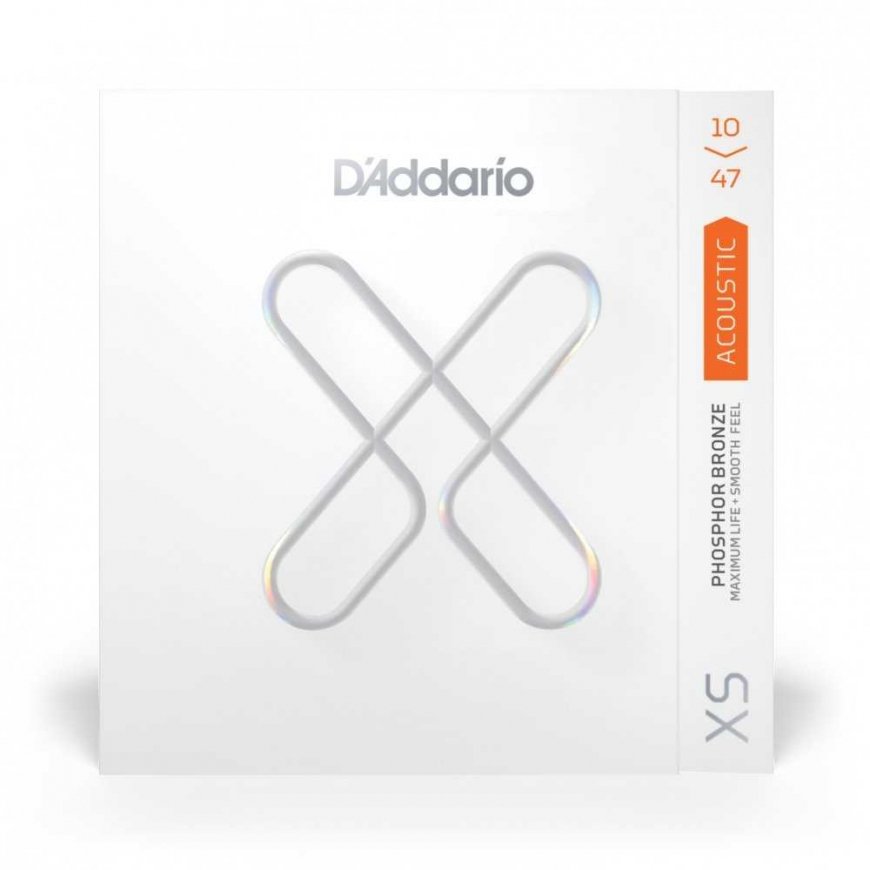 Stygos akustinei gitarai D'Addario XSAPB1047 Phosphor bronze – 4