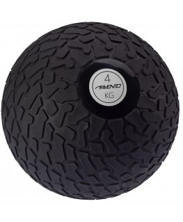 Svorinis kamuolys AVENTO 42DI 4kg D23cm Juodas/sidabrinis mėtymui