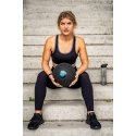 Svorinis kamuolys AVENTO 42DI 4kg D23cm Juodas/sidabrinis mėtymui Svorinis kamuolys AVENTO 42DI 4kg D23cm Juodas/sidabrinis mėtymui