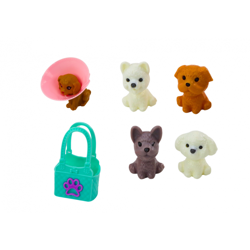 Lean Toys Doll set Veterinary care Office furniture accessories Animals – 4