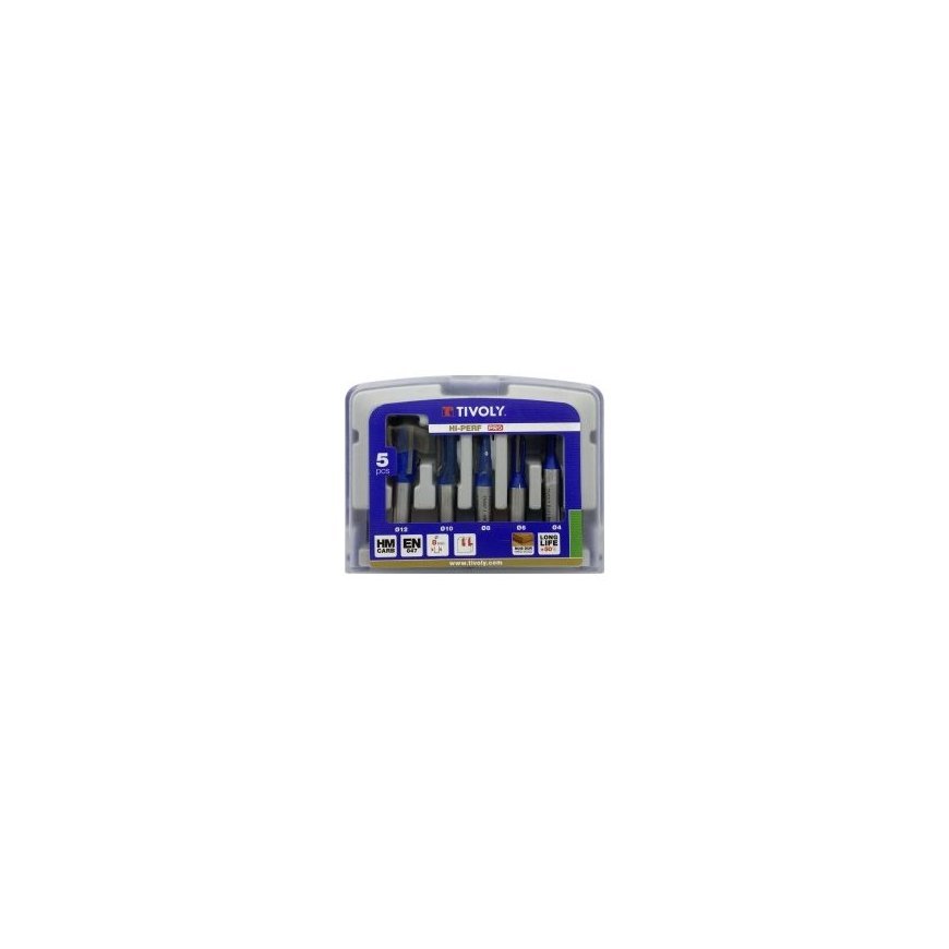 Tivoli Straight slot cutter, 12x8 mm, 8 mm shank