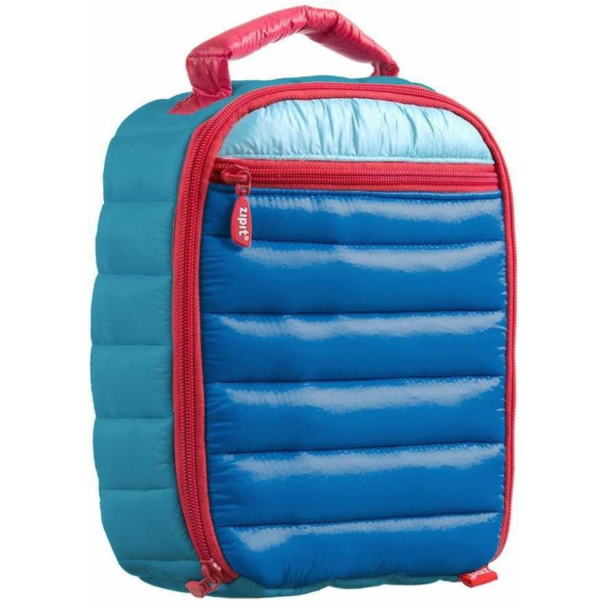 Lunch box + ice pack, ZIPIT, Puffer Lunch Bag, LB-P4, Blue color – 2