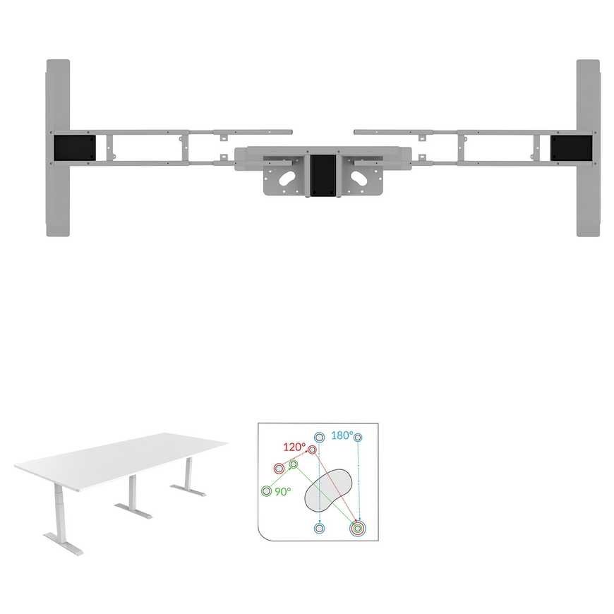 Spacetronik SPE-323TG electric table frame – 4