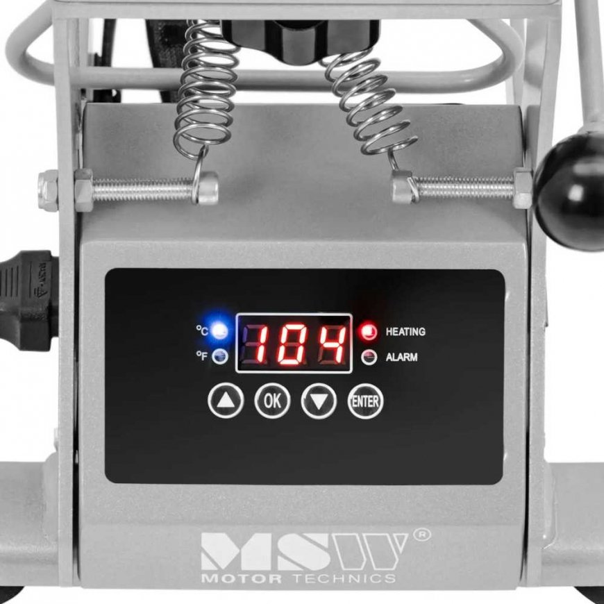 MSW Heat Transfer Press for Baseball Caps and Hats LCD 0-250C – 3