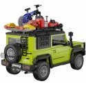 Klocki konstrukcyjne CaDA Duży samochód terenowy 2w1 Suzuki Jimny žalia auto Off Roader terenówka 1803 elementy Klocki konstrukcyjne CaDA Duży samochód terenowy 2w1 Suzuki Jimny žalia auto Off Roader terenówka 1803 elementy