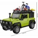 Klocki konstrukcyjne CaDA Duży samochód terenowy 2w1 Suzuki Jimny žalia auto Off Roader terenówka 1803 elementy Klocki konstrukcyjne CaDA Duży samochód terenowy 2w1 Suzuki Jimny žalia auto Off Roader terenówka 1803 elementy