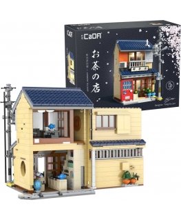 Klocki konstrukcyjne CaDA Japońska Herbaciarnia Japanese Tea Shop Budynek 1200 dalys
