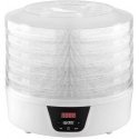 TZS First Austria Food Dehydrator, 380W Max, 5 Round Layer, Digital Timer+Temp FA-5126-8
