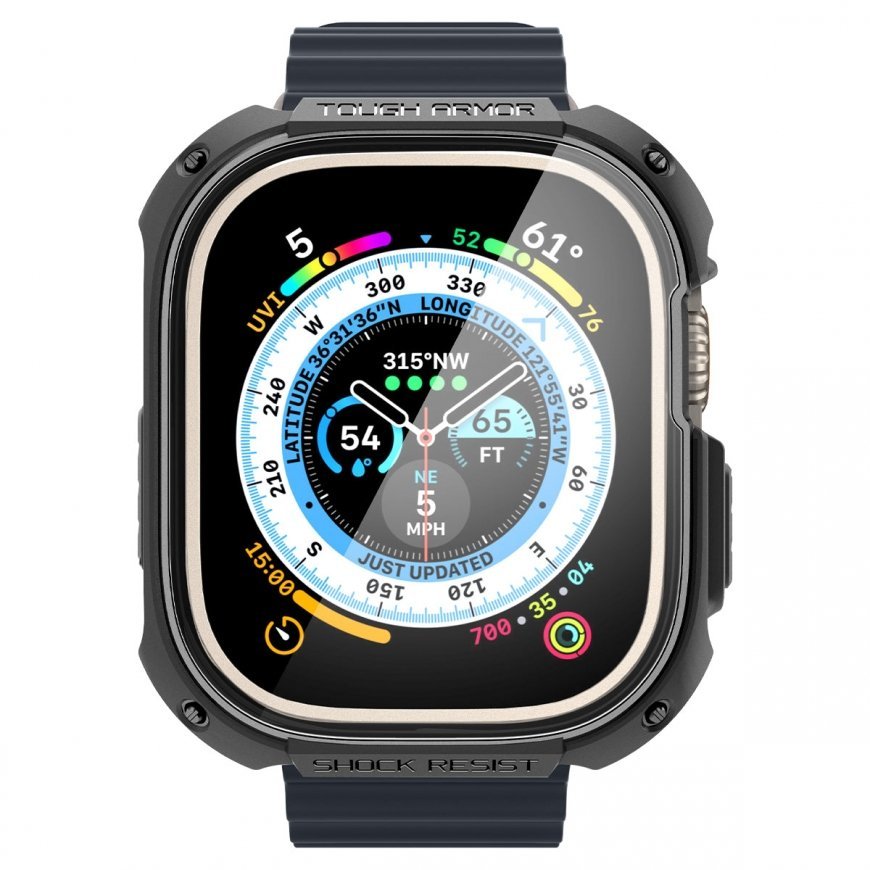 Spigen ACS05457 Smart Wearable Accessories Корпус Черный Поликарбонат, Термопластичный полиуретан (Т – 3