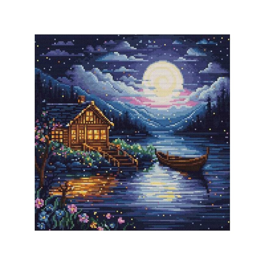 luca S Petit Point set spring night 15x15cm SG701 – 2