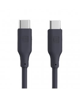 USB C to USB C Silicone Cable 1.2M 60W / 20V3A Warm Gray