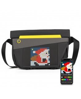 Divoom Sling Bag V Кожа, Polyester fiberfill Черный Унисекс Сумка курьера