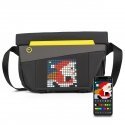 Divoom Sling Bag V Nahka, Polyesterikuitutäyte musta Unisex Messenger-laukku Divoom Sling Bag V Nahka, Polyesterikuitutäyte musta Unisex Messenger-laukku