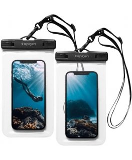 Spigen A601 Melns, Caurspīdīgs