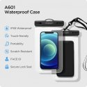 Spigen A601 musta, Läpinäkyvä Spigen A601 musta, Läpinäkyvä