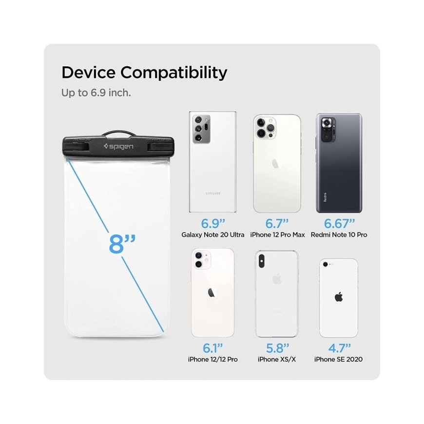 Spigen A601 Melns, Caurspīdīgs – 3