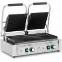 Royal Catering Double-sided contact grill with grooves 3600 W