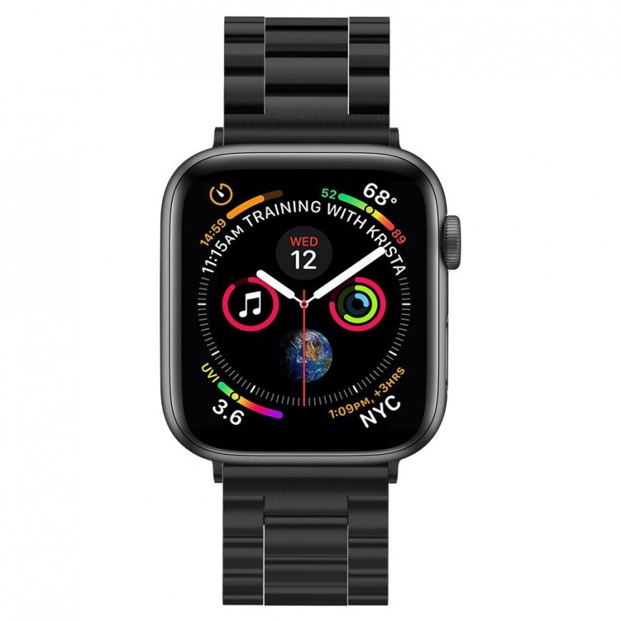 Spigen Modern Fit Grupa Melns Nerūsējošs tērauds – 3