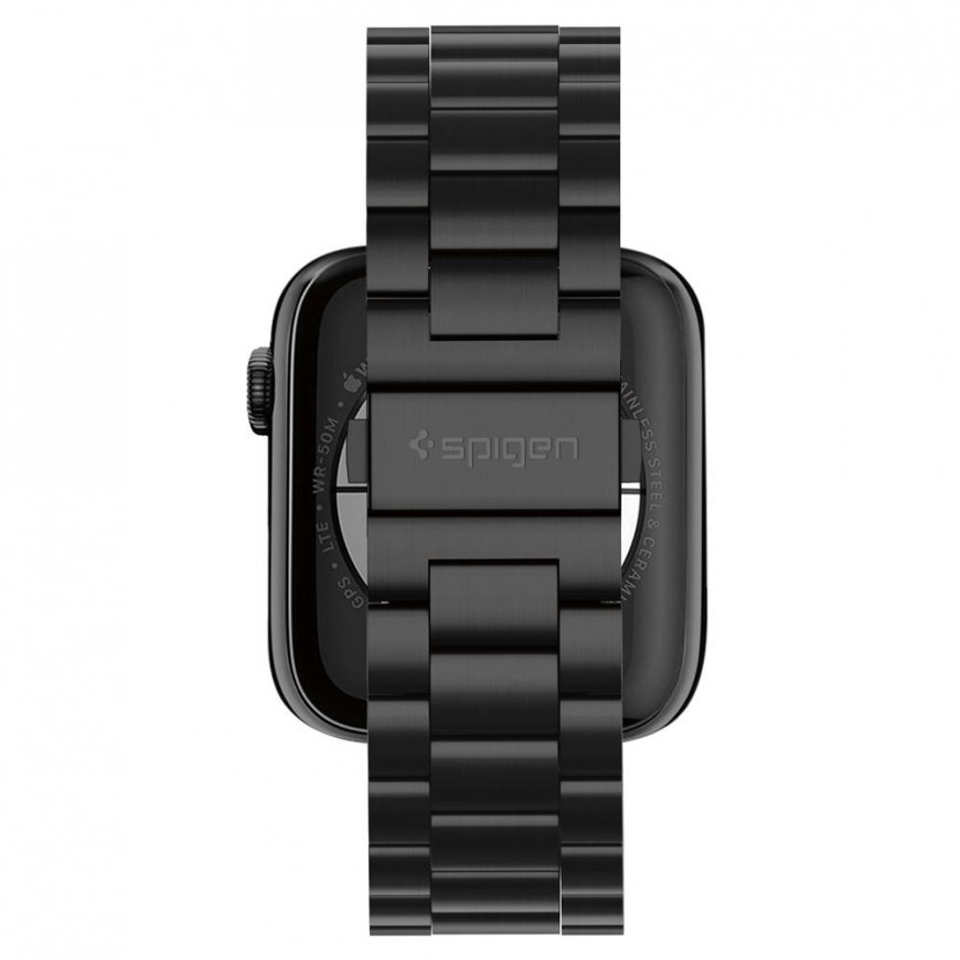 Spigen Modern Fit Grupa Melns Nerūsējošs tērauds – 4