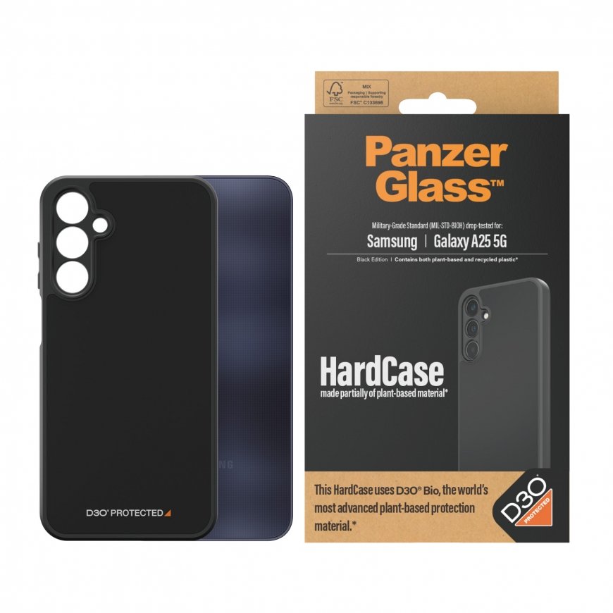 PanzerGlass ® HardCase with D3O® Samsung Galaxy A25 5G | Black – 2