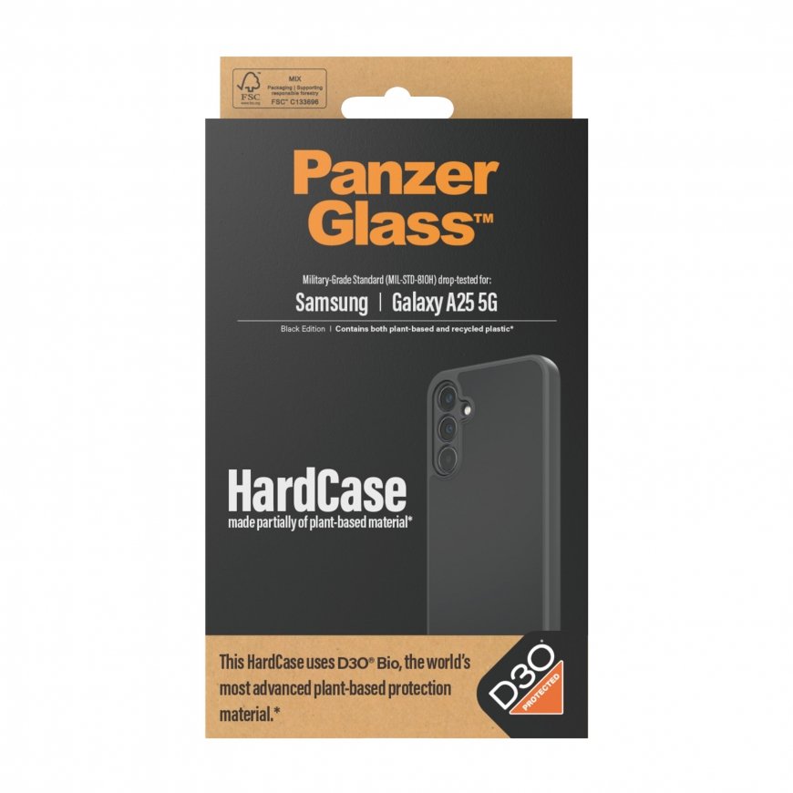 PanzerGlass HardCase with D3O Samsung New A24 5G Black mobiiltelefoni ümbris Kate Läbipaistev – 3