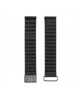 20mm Cortical back buckle magnetic suction Watch Straps (130mm M/L) Black