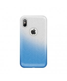 Huawei Y5 2018 / Honor 7S Gradient Glitter 3in1 case Blue