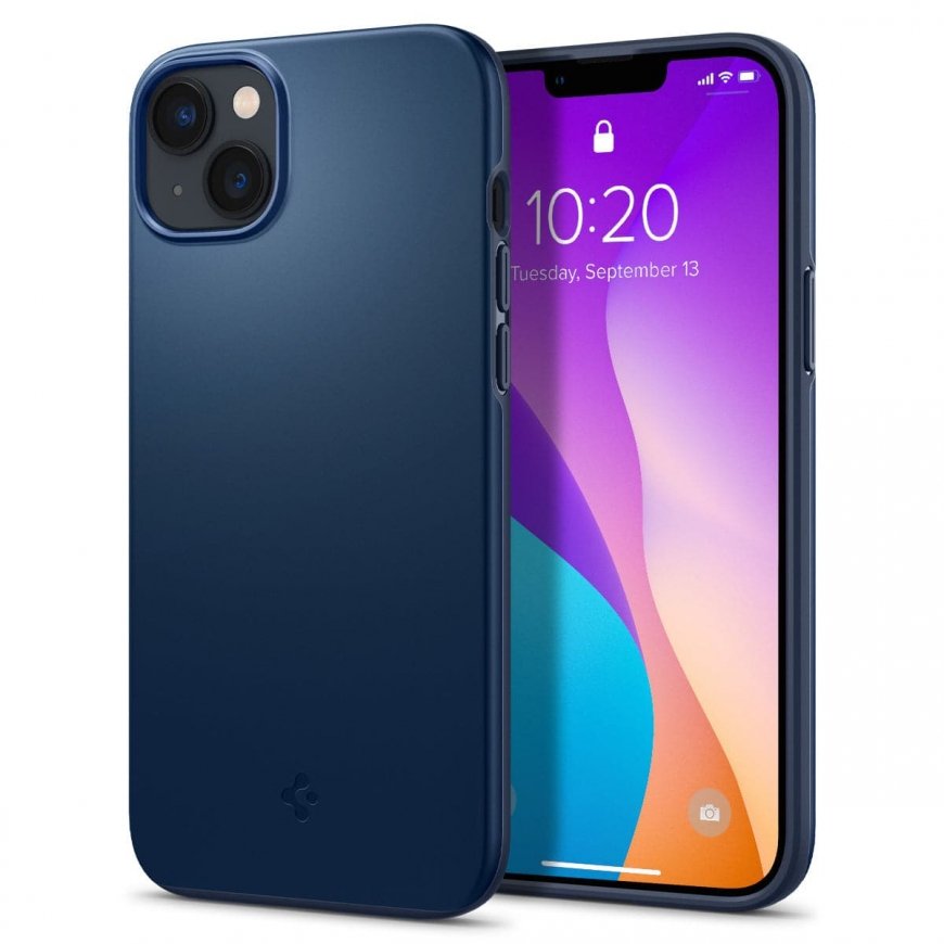 Spigen ACS04775 mobile phone case 17 cm (6.7") Cover Navy