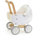 Viga Toys Medinis lėlių vežimėlis su lopšiu Viga Toys Medinis lėlių vežimėlis su lopšiu