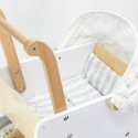 Viga Toys Medinis lėlių vežimėlis su lopšiu Viga Toys Medinis lėlių vežimėlis su lopšiu