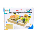 Lean Toys Analog Sensory Manipulation Board Car LED Lights Lean Toys Analog Sensory Manipulation Board Car LED Lights