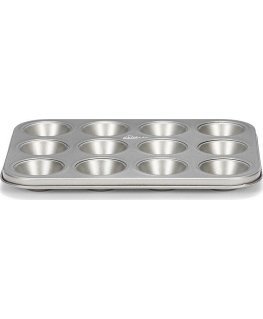 Patisse muffin formos mini 25 x 19 cm sidabro plienas