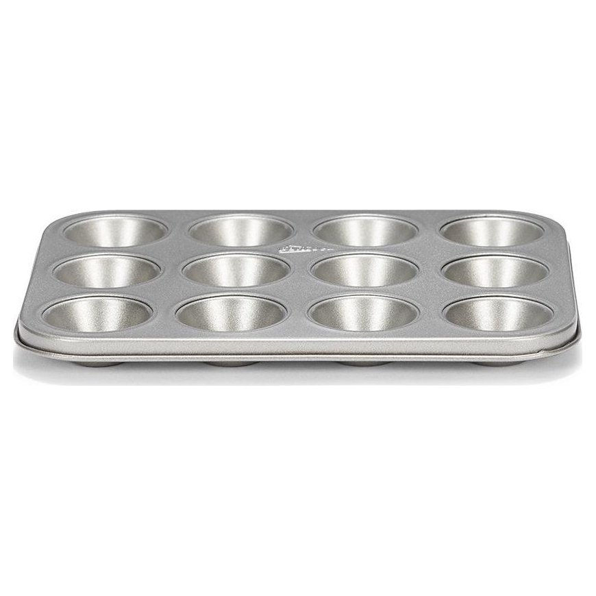 Patisse muffin formos mini 25 x 19 cm sidabro plienas