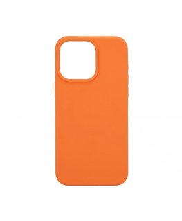 Apple iPhone 15 Pro Max Premium Magsafe Soft Touch Silicone Case New Function Orange