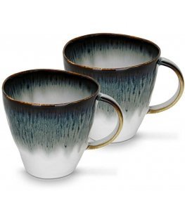 Fissman Cup set GALACTICA 370 ml x 2 pcs. (porcelain)