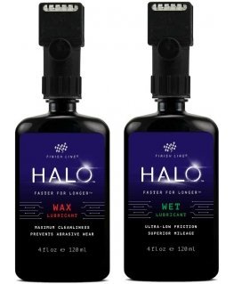 Chain lubricant Finish Line HALO Wax+Wet Combo 120ml + Smart Luber (5+5 units)