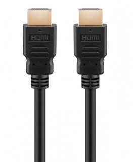 Goobay 41082 HDMI kabelis 1 m HDMI A tipo (standartinis) Juoda