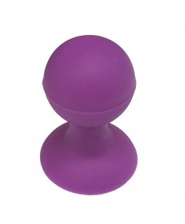 Phone holder with a round head - purple