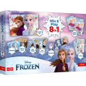 TREFL FROZEN 8in1 Mix&play galda spēļu komplekts TREFL FROZEN 8in1 Mix&play galda spēļu komplekts