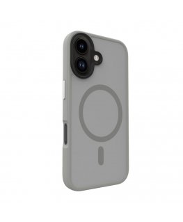 Apple iPhone 16 Hybird Case With Magsafe PC+TPU Silver