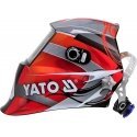 Yato YT-73921 keevitusmask ja kiiver Welding helmet with auto-darkening filter Must, Punane, Hõbe Yato YT-73921 keevitusmask ja kiiver Welding helmet with auto-darkening filter Must, Punane, Hõbe