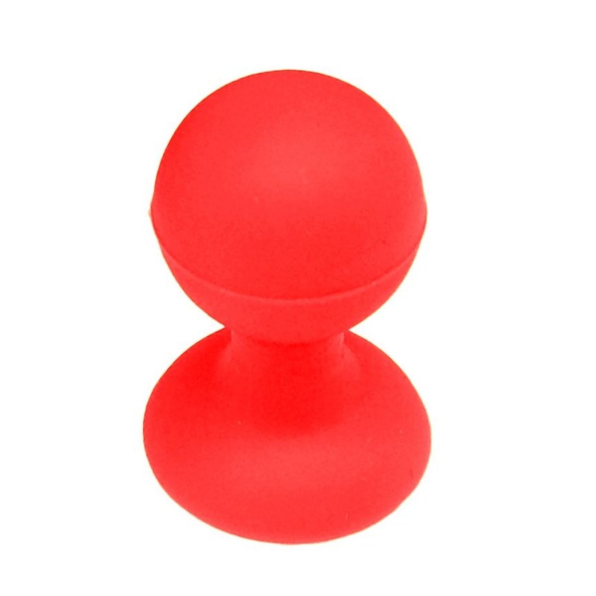 Phone holder with a round head - red