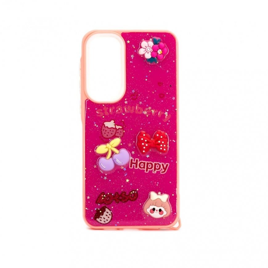 Samsung Galaxy A35 EPOXY CARTOON COVER Rose Red