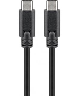 Goobay 66508 USB-kaapeli USB 3.2 Gen 1 (3.1 Gen 1) 2 m USB C musta