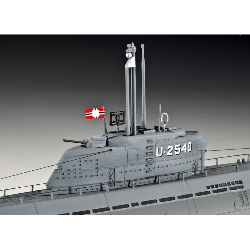 Revell U-Boot Typ XXI U 2540 &Interieur Submarine model Assembly kit 1:144 – 2