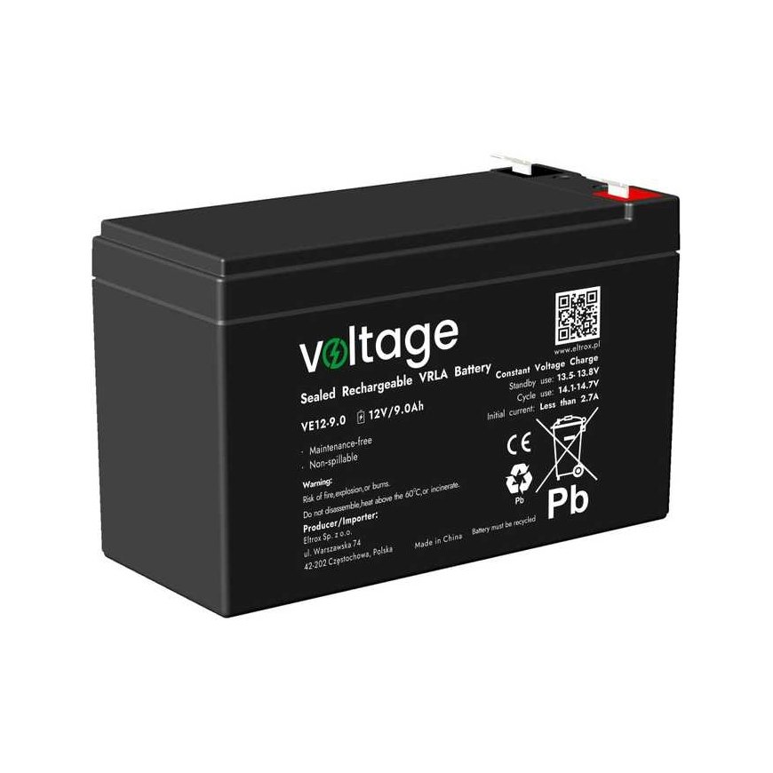 Voltage Battery AGM Voltage 12V 9Ah