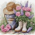 luca S Embroidery kit 29x29cm SB7036 luca S Embroidery kit 29x29cm SB7036