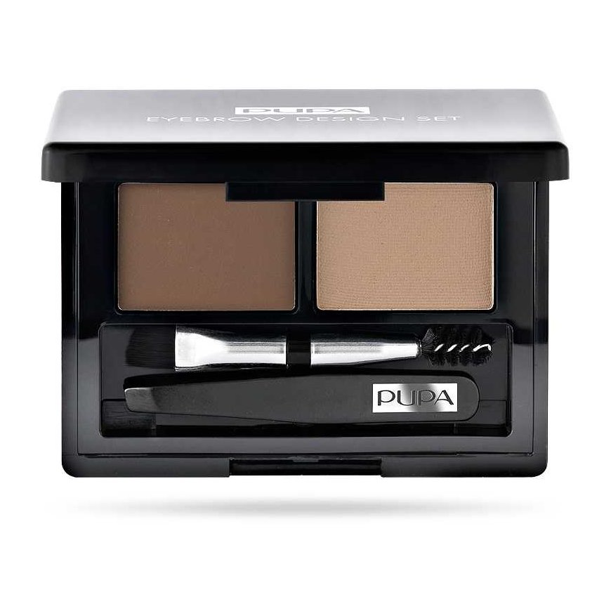 Pupa Milano Eyebrow Design Set do makijaju brwi 001 For light hair 1.1g